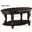 Table basse et côtés: 3 pour le salon, style antique, bois, conception d'assemblage simple, marches solides sans effort