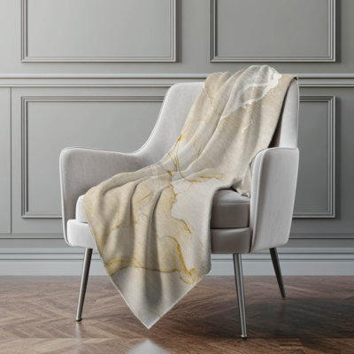 Addison Machine Washable Sherpa Watercolors Throw Blanket