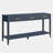Alkan Stylish Console Table with Vertical Stripe Drawers and Bottom Shelf-854922381