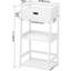 Table de chevet 1 tiroir blanche-111566077