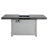 Extendable Rectangle Aluminum Alloy Fire Pit Table, 50,000BTU