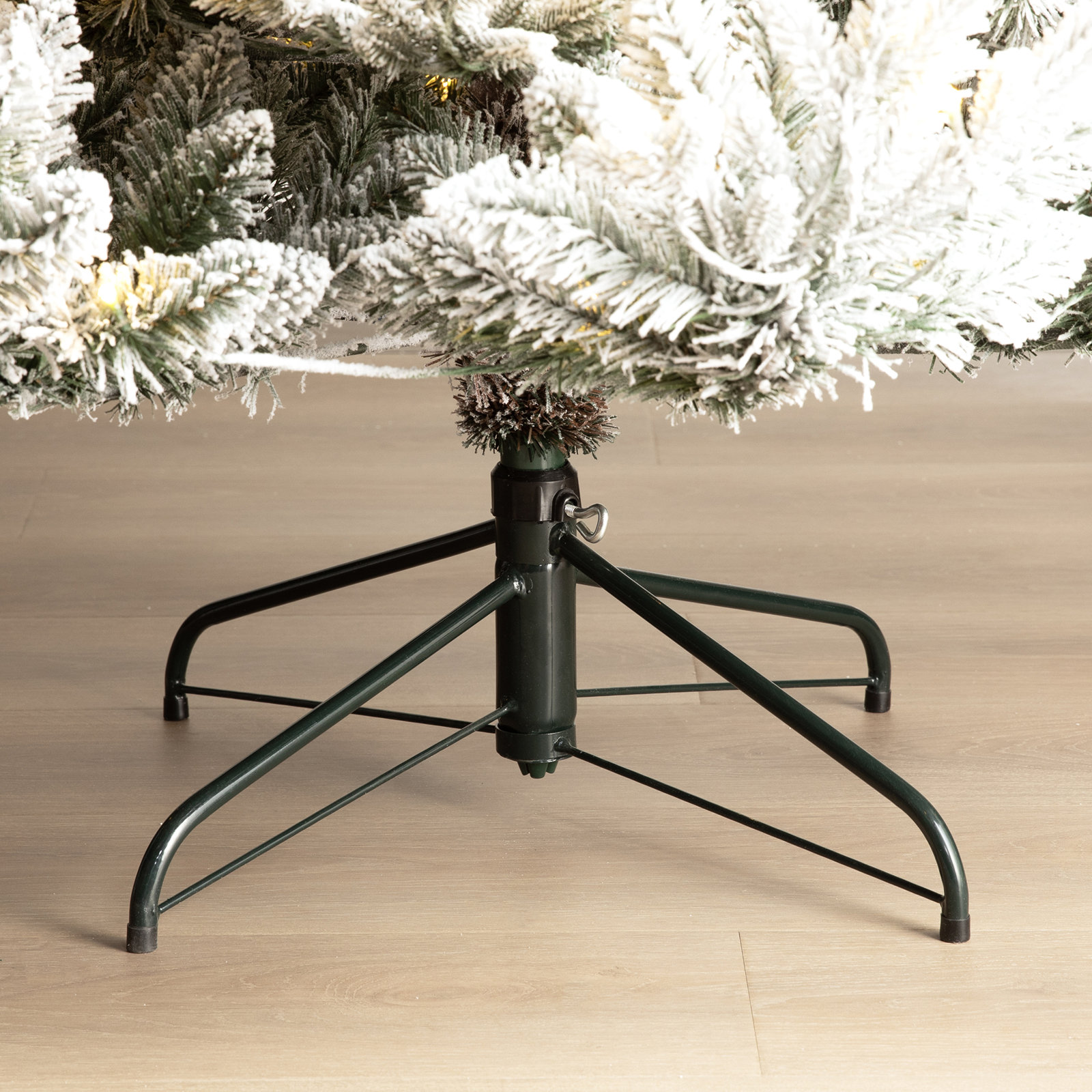 Slim Frosted 9' Pre-Lit Fir Christmas Tree, 7.5'