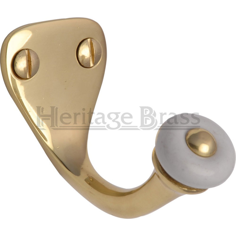 Heritage Brass Heritage Single Robe Hook, Polished Chrome