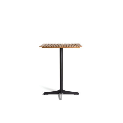 Ceru Square Metal Outdoor Bar Table , 27.5'' in. W 27.5'' in. D