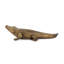 Sculpture antique en crocodile doré