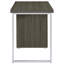Bureau réversible à 3 tiroirs gris patiné-637580887