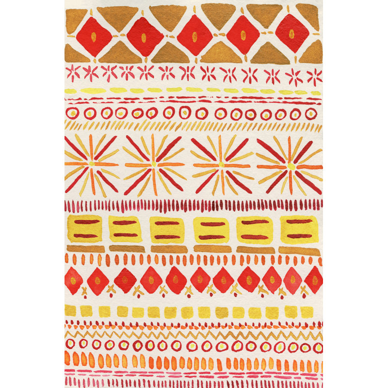 Boho Marks I by Regina Moore - Wrapped Canvas Print, 30cm H x 20cm W