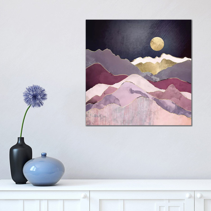Raspberry Dream by SpaceFrog Designs - Wrapped Canvas Painting, 45.72 cm H x 45.72 cm W x 1.91 cm D