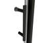 Balançoire pivotante pour douche de salle de bain noir mat - 44-48 "x 71", verre trempé 1/4 ", poignée en acier inoxydable, fermeture magnétique, fuite, porte à cadre facile à installer avec H 71 po, noir, fermeture en acier de 6 mm, po-127308254