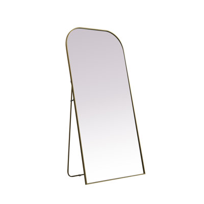 Sabine Wide Arch Metal Floor Mirror