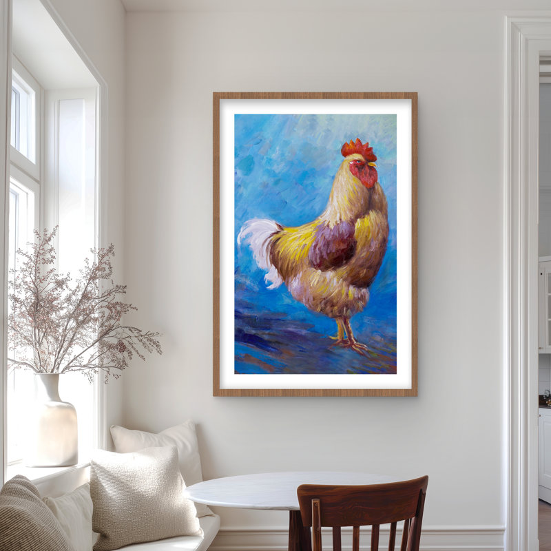 Beautiful Rooster - Blue Kitchen