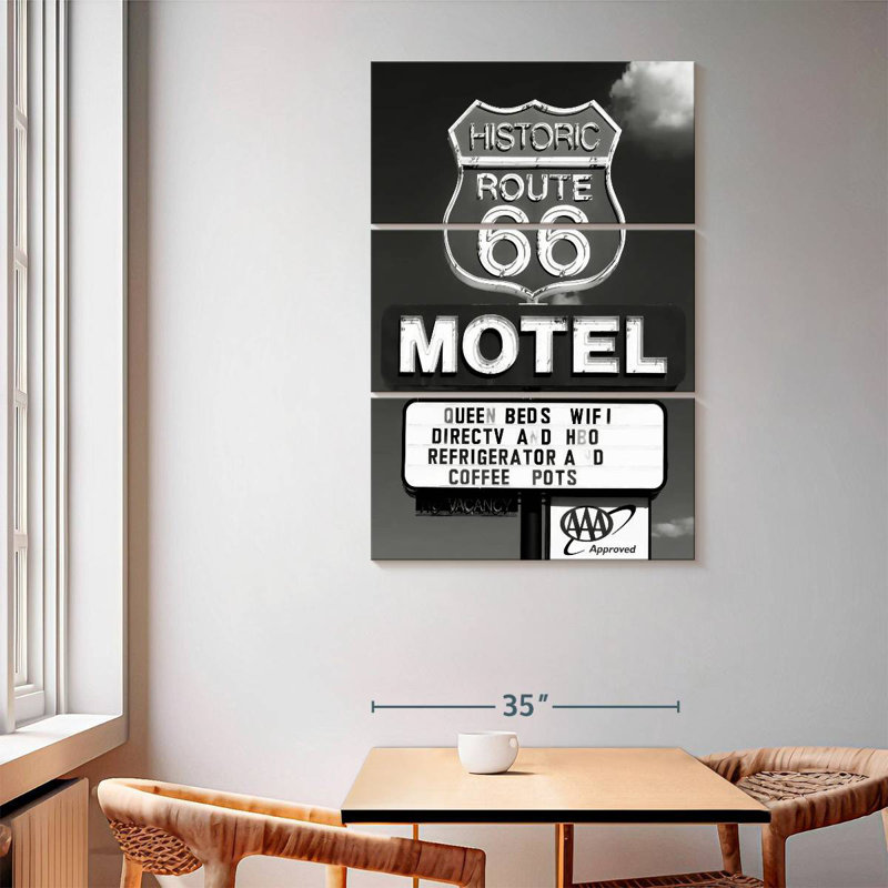Mehar historique Route 66, H 65 po x l 42 po
