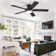 52" Ceiling Fan with Light Kit and Remote Control