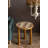 Mid-Century Modern Round Solid Wood End Table