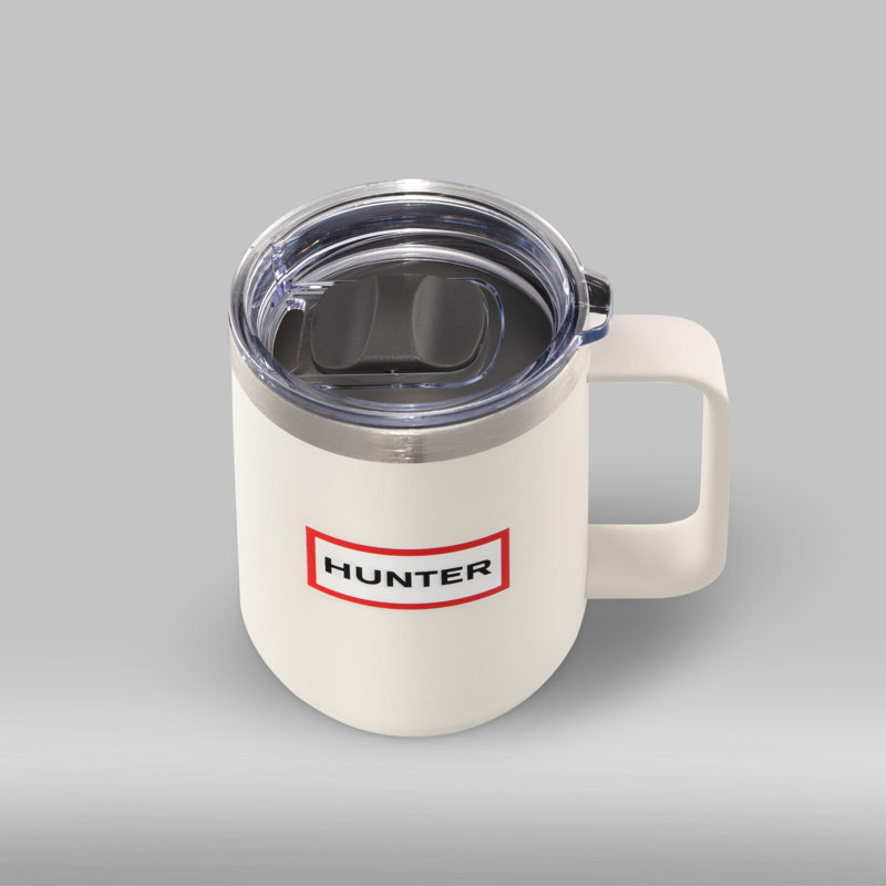 Tasse de voyage Hunter en acier inoxydable 414 ml, Soft Ivory