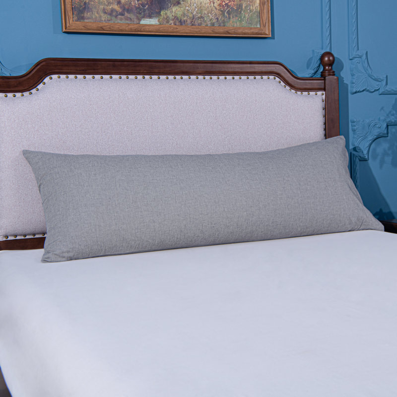 Protège-oreiller 100% coton , Gris