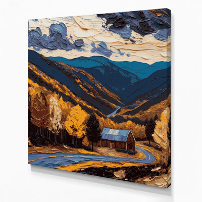 USA State Pennsylvania Black Canvas Wall Art