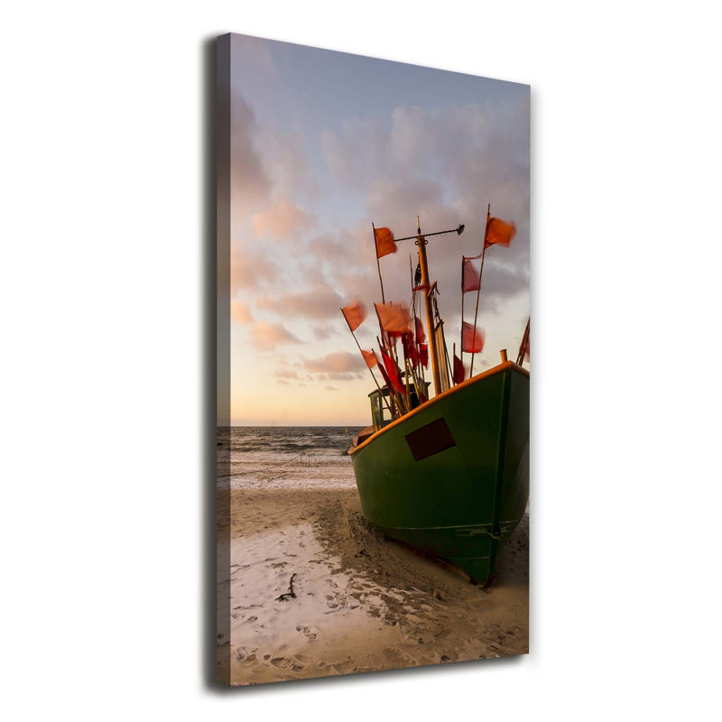Fishing Boat - Wrapped Canvas Print