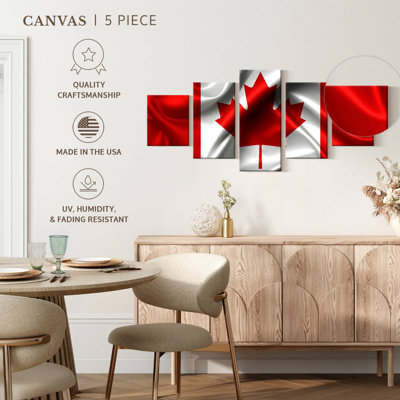 Silky Canadian Flag