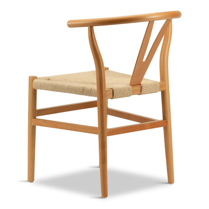 Fauteuil empilable Mid-Century - Naturel