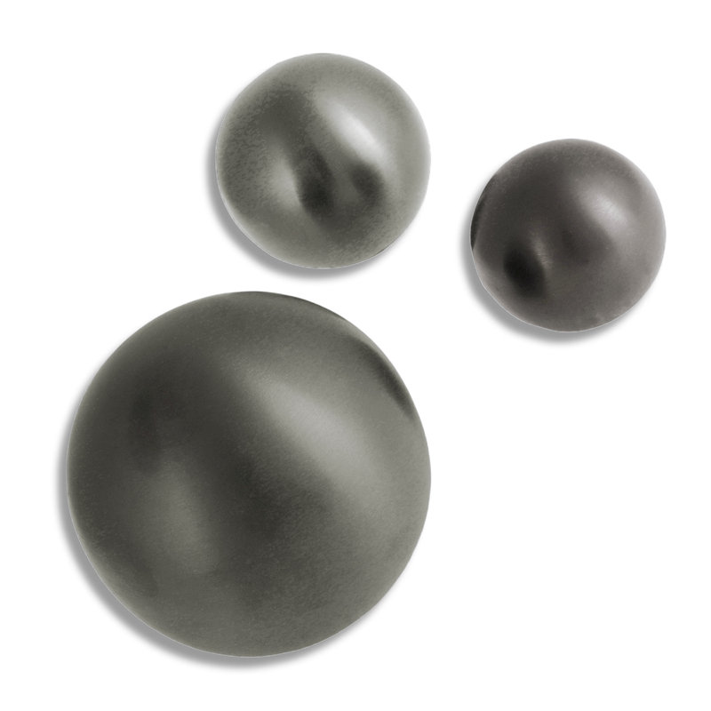 Orbe mural Mica mat, Noir mat