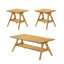 Ensemble de 3 tables basses, tables basses et 2 tables de bout Arona, finition chêne naturel-129462510