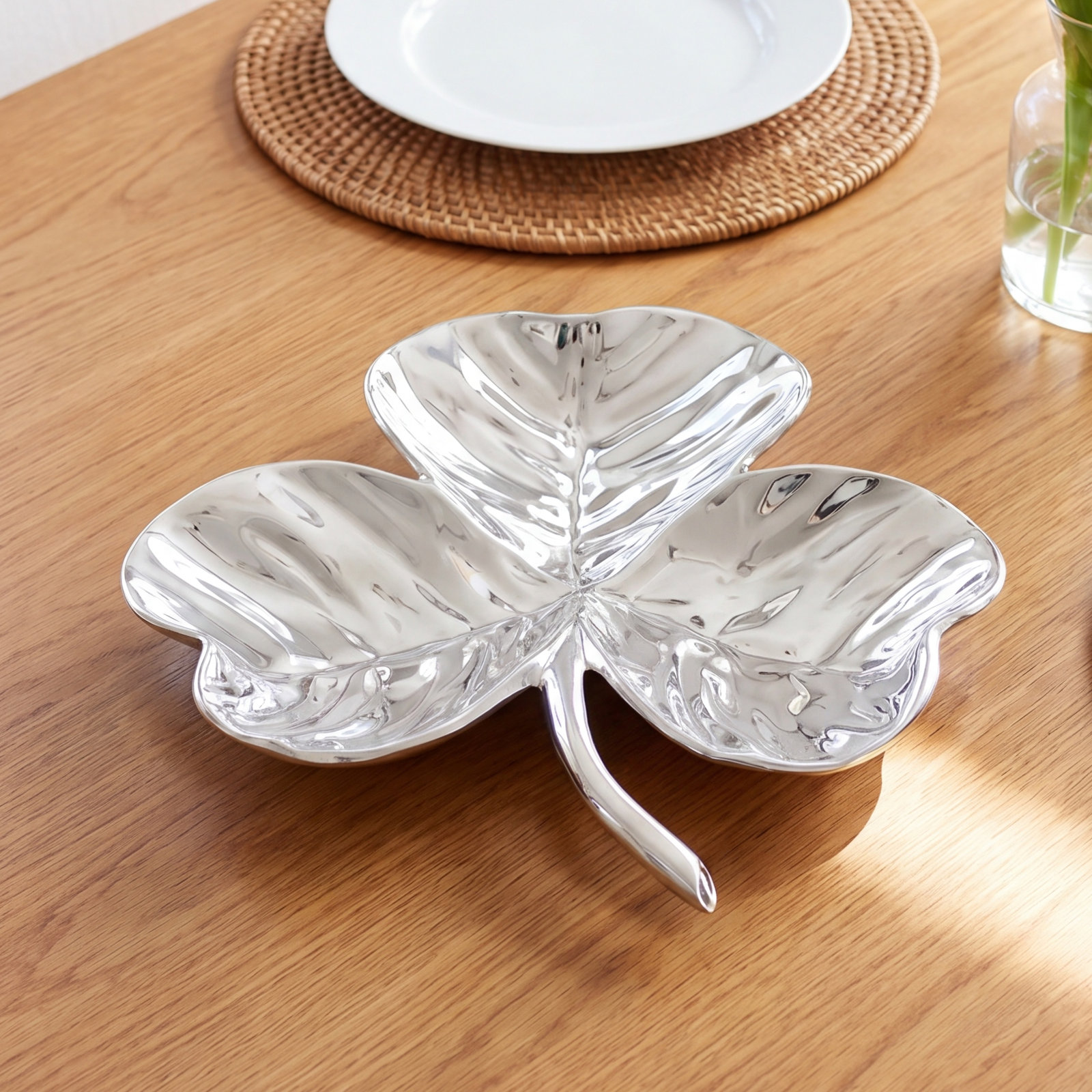 Let's Celebrate Aluminum Condiment Server