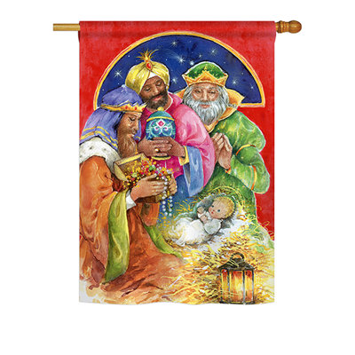 Drapeau de maison / jardin en polyester Three Kings