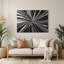 «Lyrical Abstraction 41», art mural en métal gris