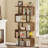 Nabaa Stylish Wooden Room Divider With Open Shelving For Modern Spaces-2074038703