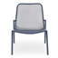 Chaise de patio en métal empilable Bisso-1244245639