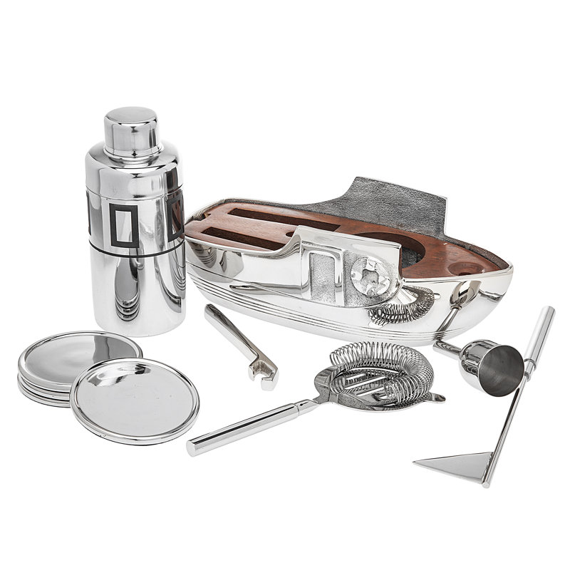 Godinger Tugboat Bar Tool Set