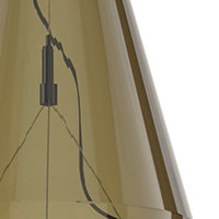 Medea 1 - Light LED Pendant, 3000 Kelvins, Old Green Transparent