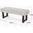 Ashford Boho Fabric Bench Great Deal Furniture Boho Fabric Bench, Black Print
