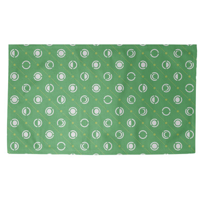 Vert Tapis décoratif phases de lune