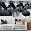 Graceful Soar Eagle, art mural en métal pour le salon-892370024
