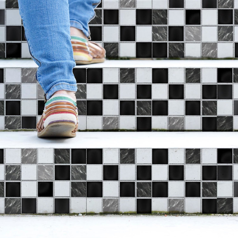 15cm x 15cm PVC Peel & Stick Mosaic Tile
