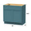 Base de meuble-lavabo simple 33 po seulement-95290487
