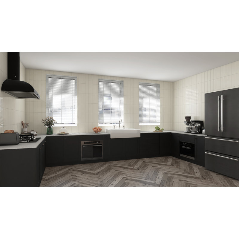 Avant Decor Bex Metro Solid Color 4'' W x 12'' L Stone Composite Peel ...