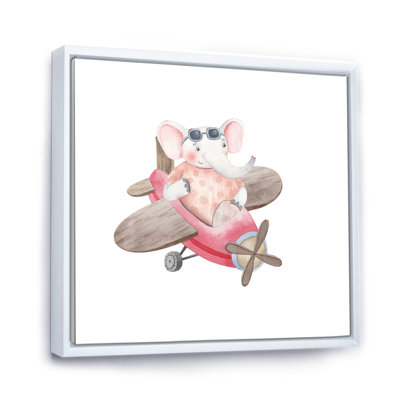 Mignon enfants éléphant volant