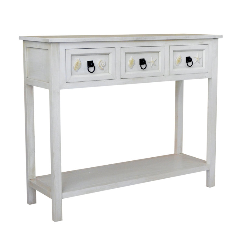 Console en bois massif Rowberrow