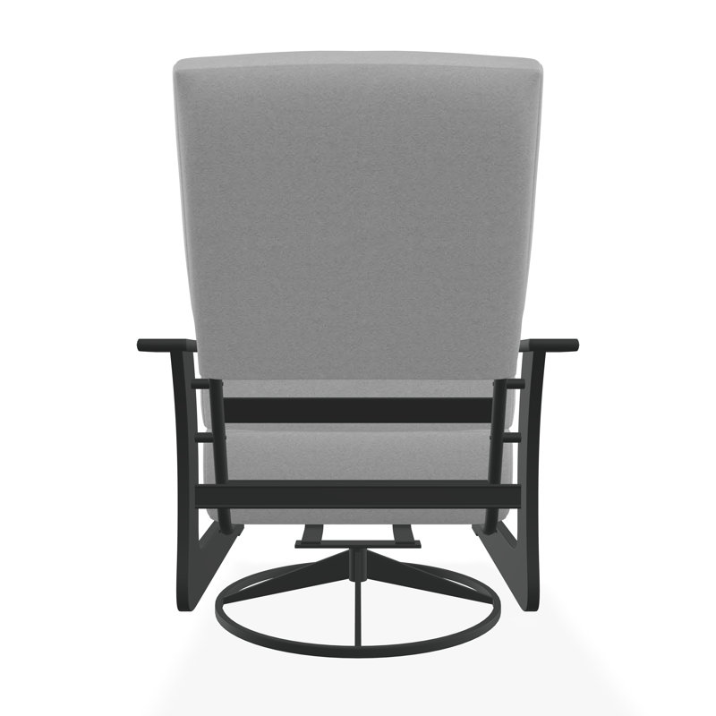 St. Catherine Polymer Outdoor Lounge Chair, Graphite, Dazzle