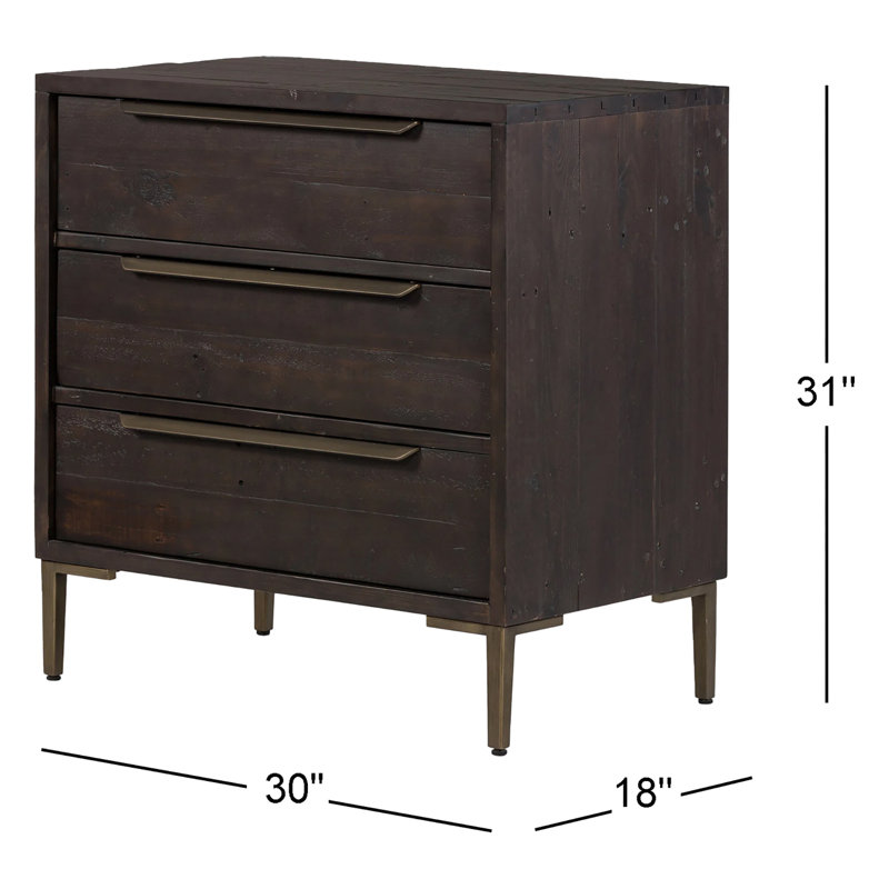 Wyeth 3 - Drawer Dresser, Black