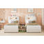 Structure de lit tapissier, lit de rangement avec DEL et station de charge-245005217