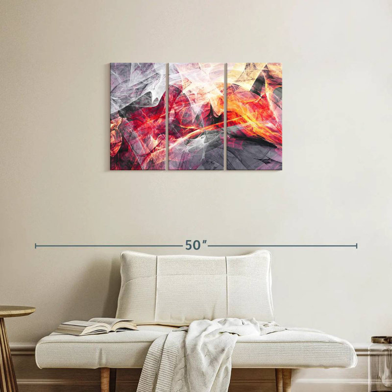 Avery Abstract The Fire Within, 20" H x 33" W