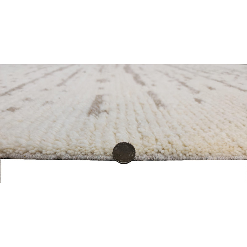Tapis performance noué à la main Marley Elements - ivoire - 5 pi 6 po x 8 pi 6 po, 5 pi 6 po x 8 pi 6 po