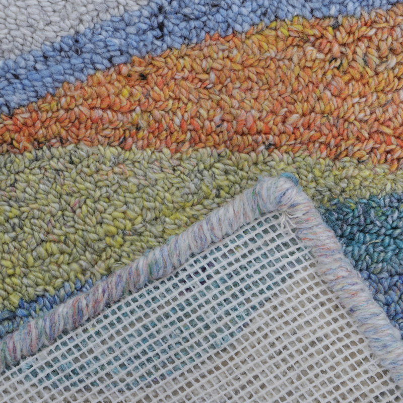 Global Recycled Standard Desertscape Hand-Tufted Recycled Indoor/Outdoor Rug Multicolor, Rectangle 8' x 10'
