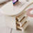 French Cream-Style Round Edge Wooden Desk-66847958