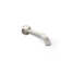 Components Wall-Mount Bathroom Sink Faucet Spout With Ribbon Design 1.2 GPM