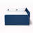 Isle Transitional Queen Size Blue Velvet Fabric Daybed, 33.09'' H X 84.79'' W X 61.94'' L-528762528-528762532